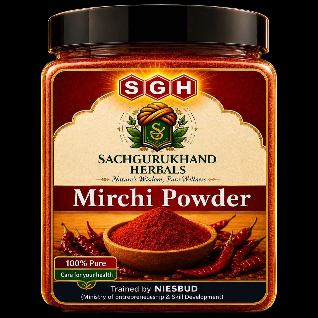 Authentic Mirchi Powder Premium Box